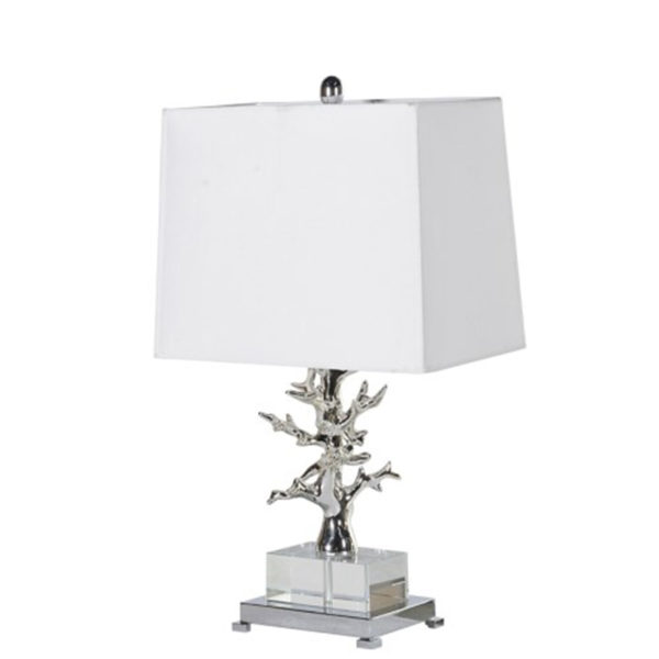 Table Lamp Tree With Crystal Base