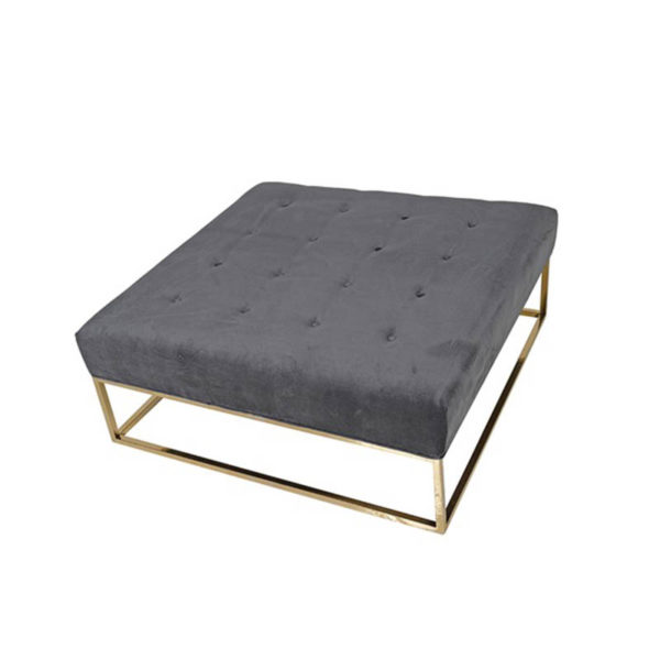 Velvet Ottoman Coffee Table Den Living