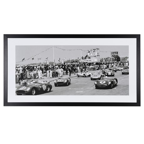 Brighten up your room with this Aston Martin Race Picture. This Piece fits perfectly in an already contrasting setting. Product Information: Dimensions: H: 540mm W: 1050mm