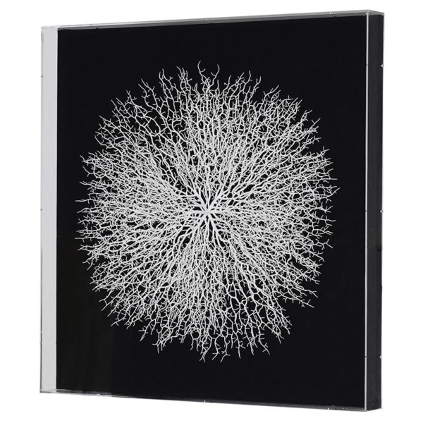 This Elegant White Faux Coral Wall Art is almost perfect in any setting. Product Information : Dimensions: H: 900mm W: 900mm D: 80mm