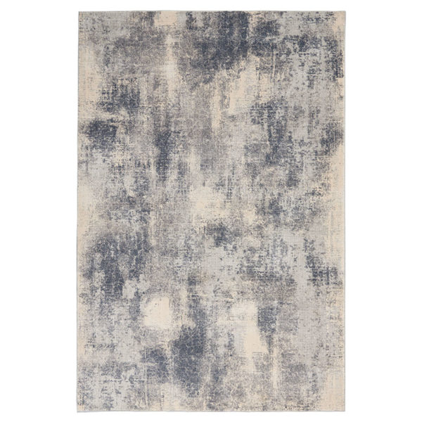 The Rustic Textures Collection from Nourison blends earthen tones and contemporary abstracts together in beautifully textured modern rugs.