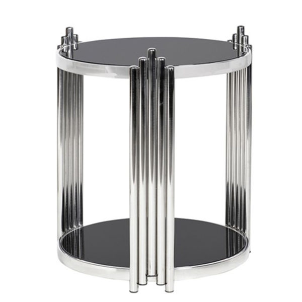 See this Round Deco End Table in your home?This elegant piece is just perfect as an extra addition to any setting .Dimensions: H: 600mm W: 520mm D: 520mm