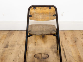 See this Vintage School Chair in your furniture collection.This unique piece carries a blast from the past and is just perfect for those smaller spaces.