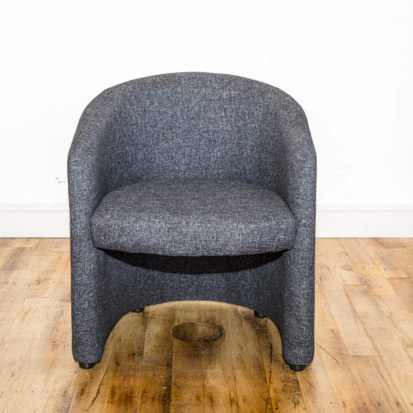 See this Bespoke Grey Tub Chair in your home? Perfect for those smaller spaces needing some extra seating. Height: 75CM Width: 64CM Depth: 60CM