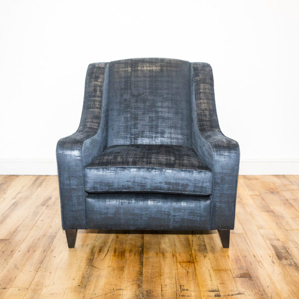 See this Bespoke Blue Arm Chair in your home? This piece comes upholstered in a mixed blue fabric.Perfect as an extra seat in most interior settings.