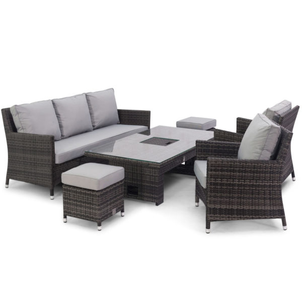 Venice Sofa Dining Set grey (RT & IB) (1)