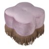 Fringed Pink Peggy Stool