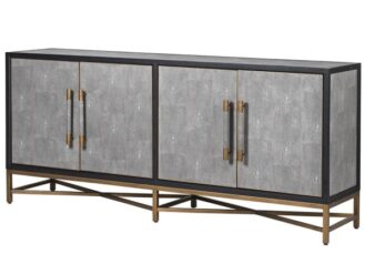 Sloane Grey Shagreen Four-Door Sideboard